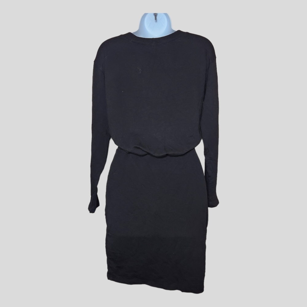 Monrow Supersoft Fleece Cross Over V Dress - Picture 2 of 6